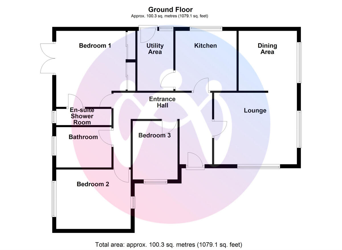 Cae Lleiniau, Dwyran, Anglesey, LL61 floorplan