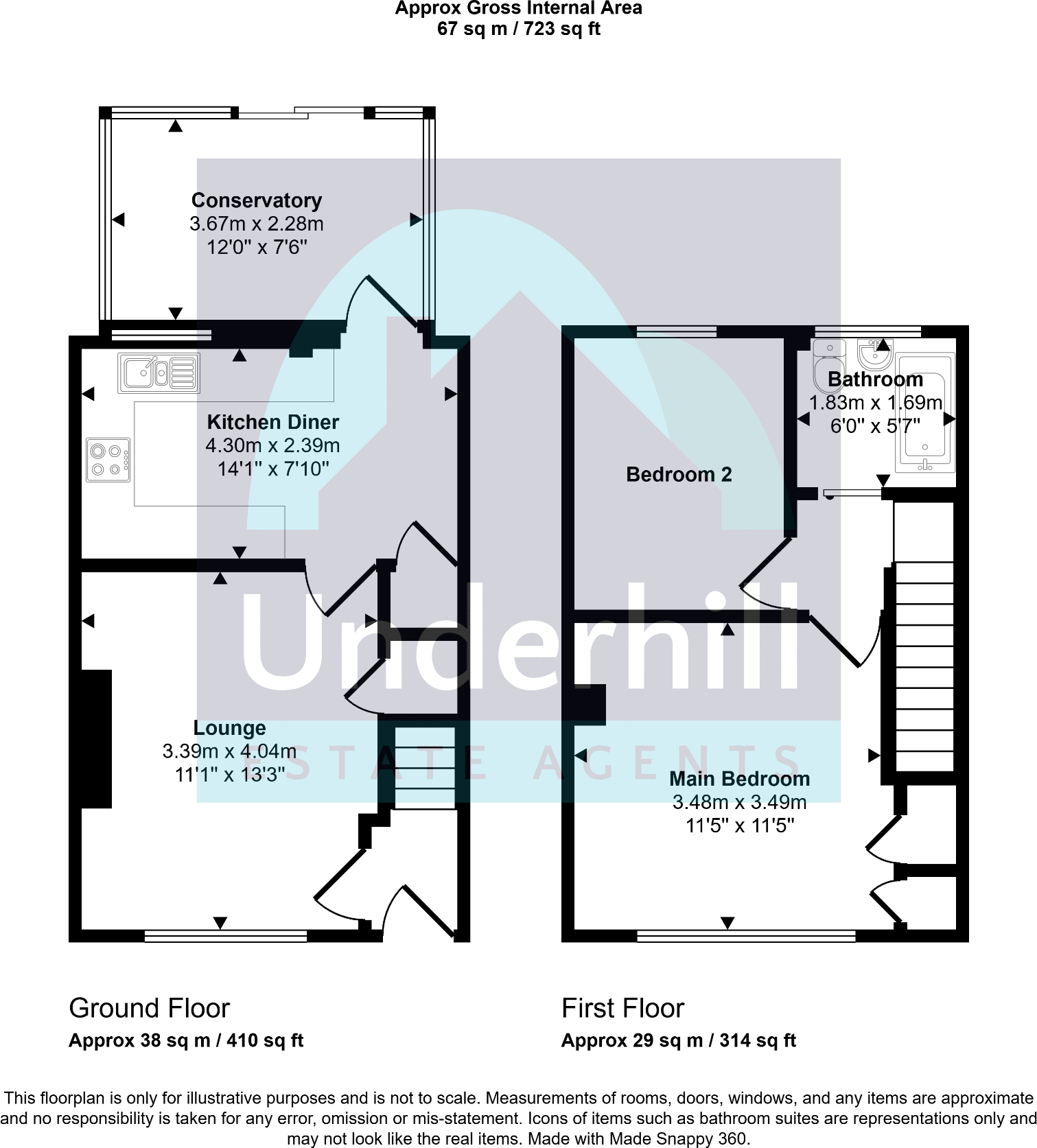 Exeter floorplan