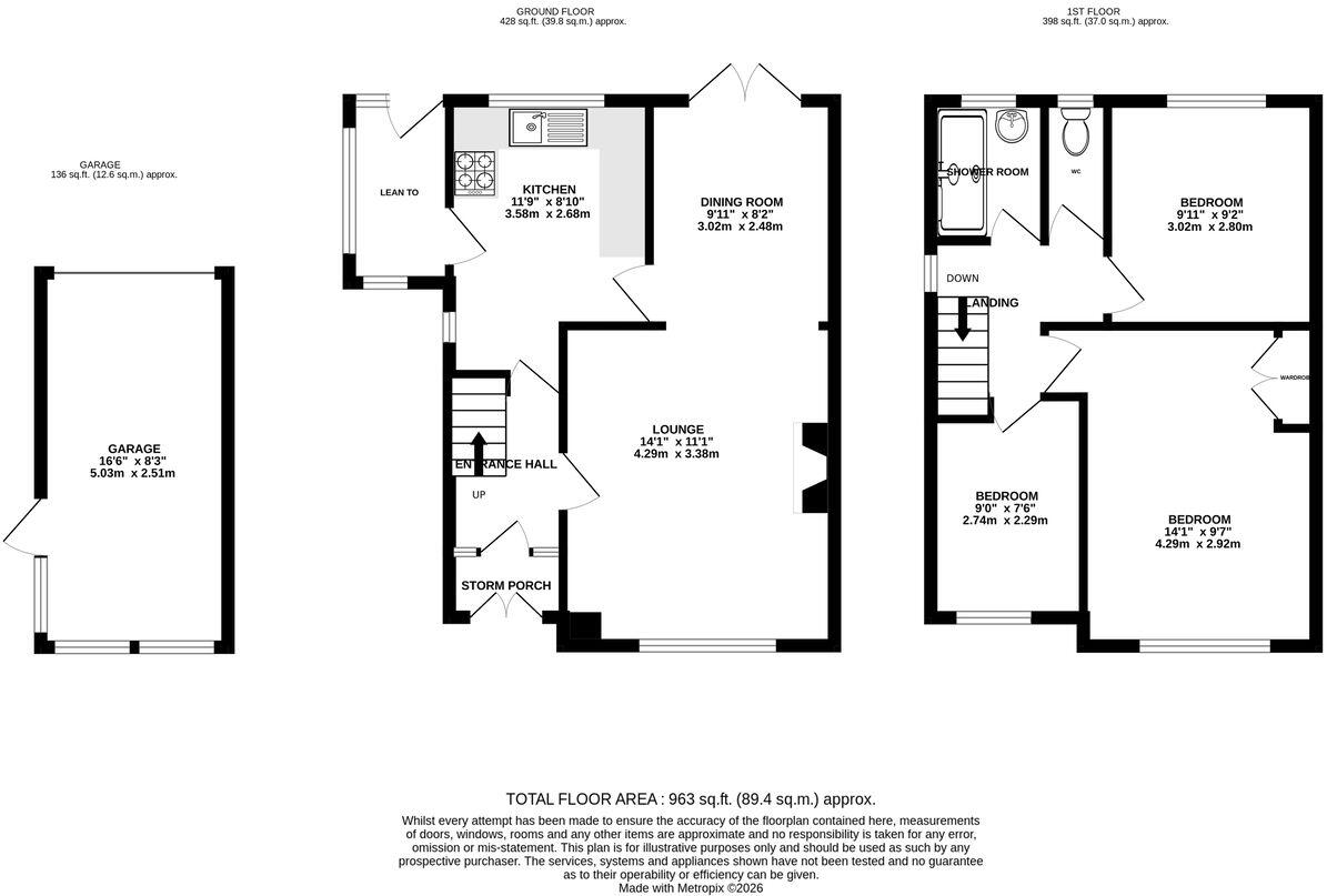 Maidstone Road, Rainham, Gillingham, ME8 floorplan