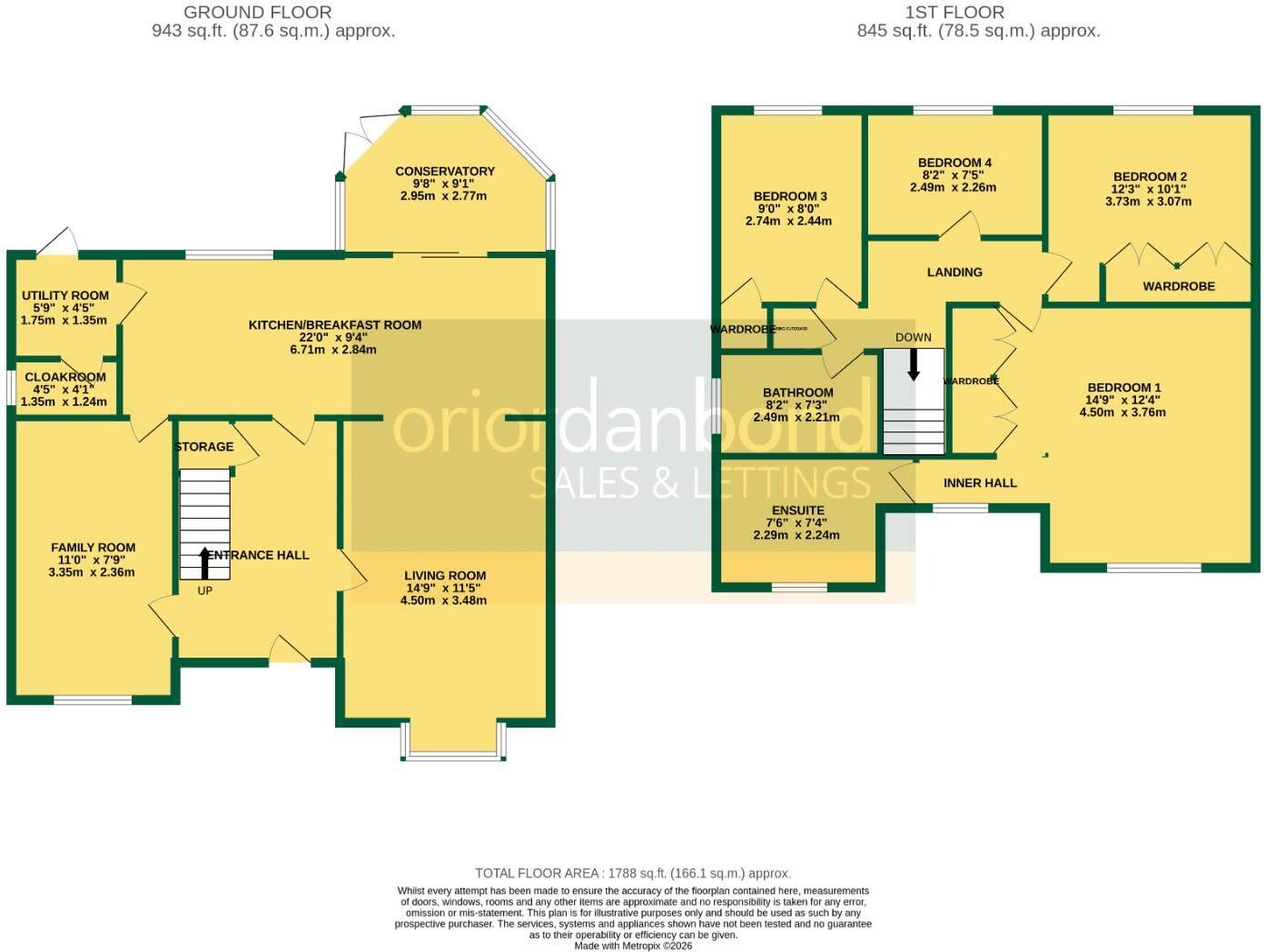 Langley Close, Hunsbury Hill, Northampton NN4 floorplan