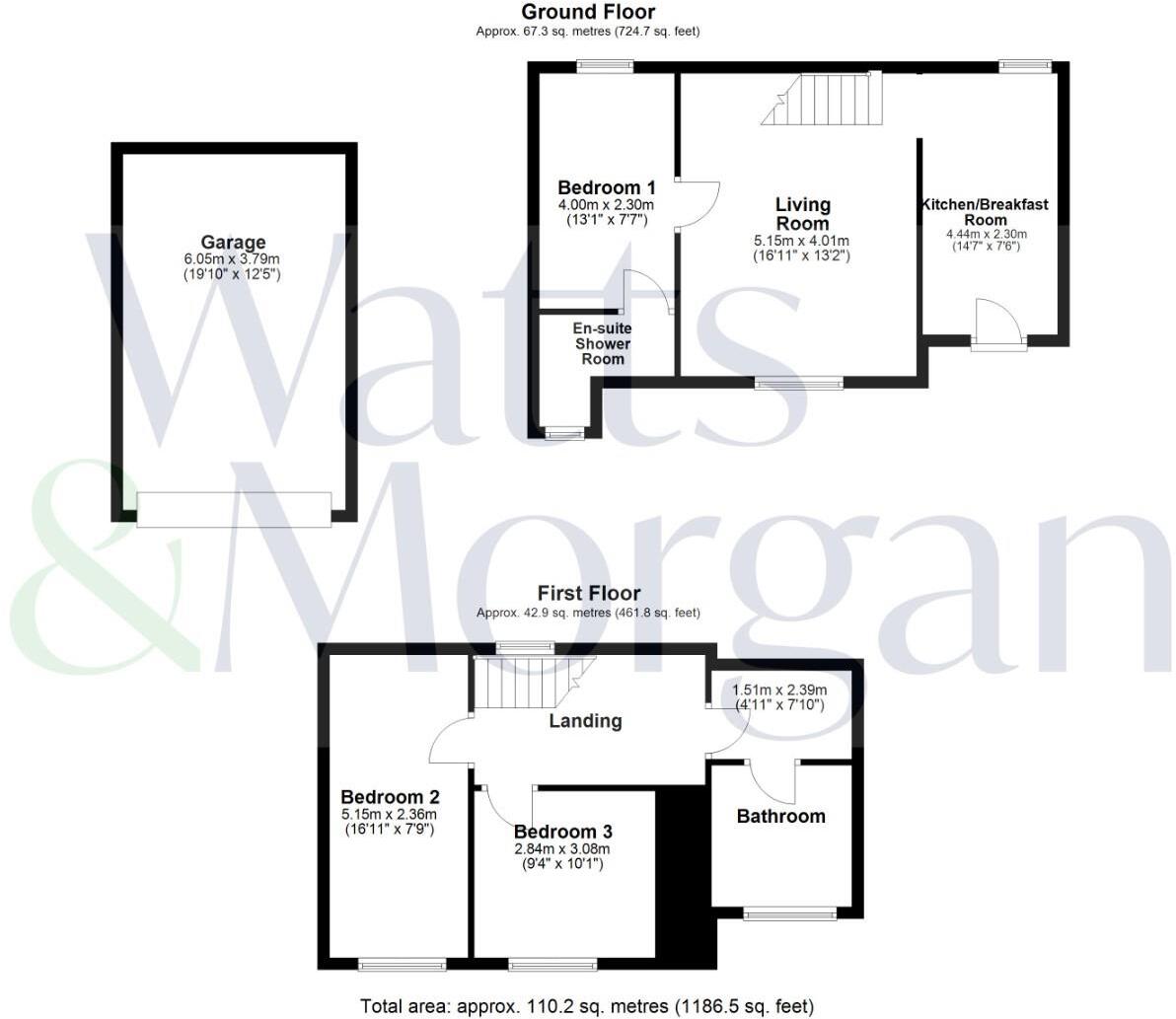 Woodside Cottages, Fonmon, Nr Barry, Vale of Glamorgan, CF62 3BL floorplan
