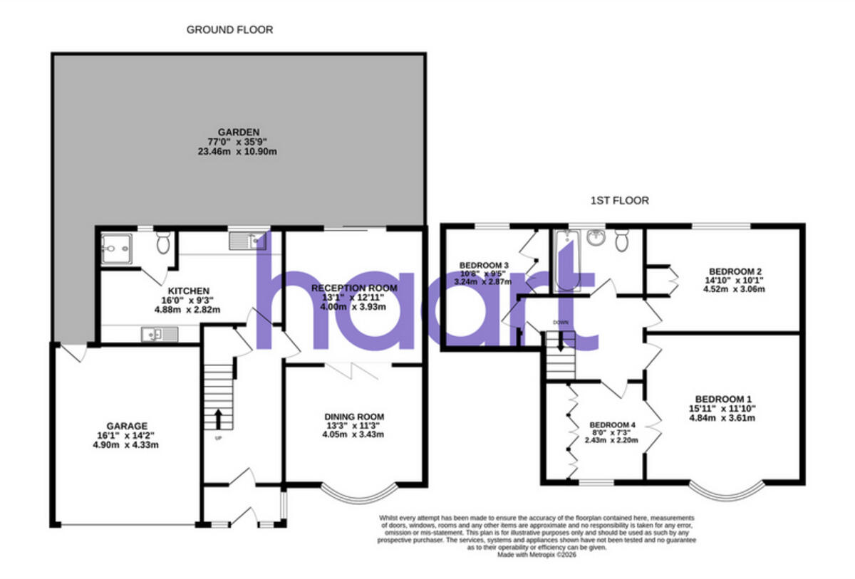 Midfield Way, Orpington floorplan