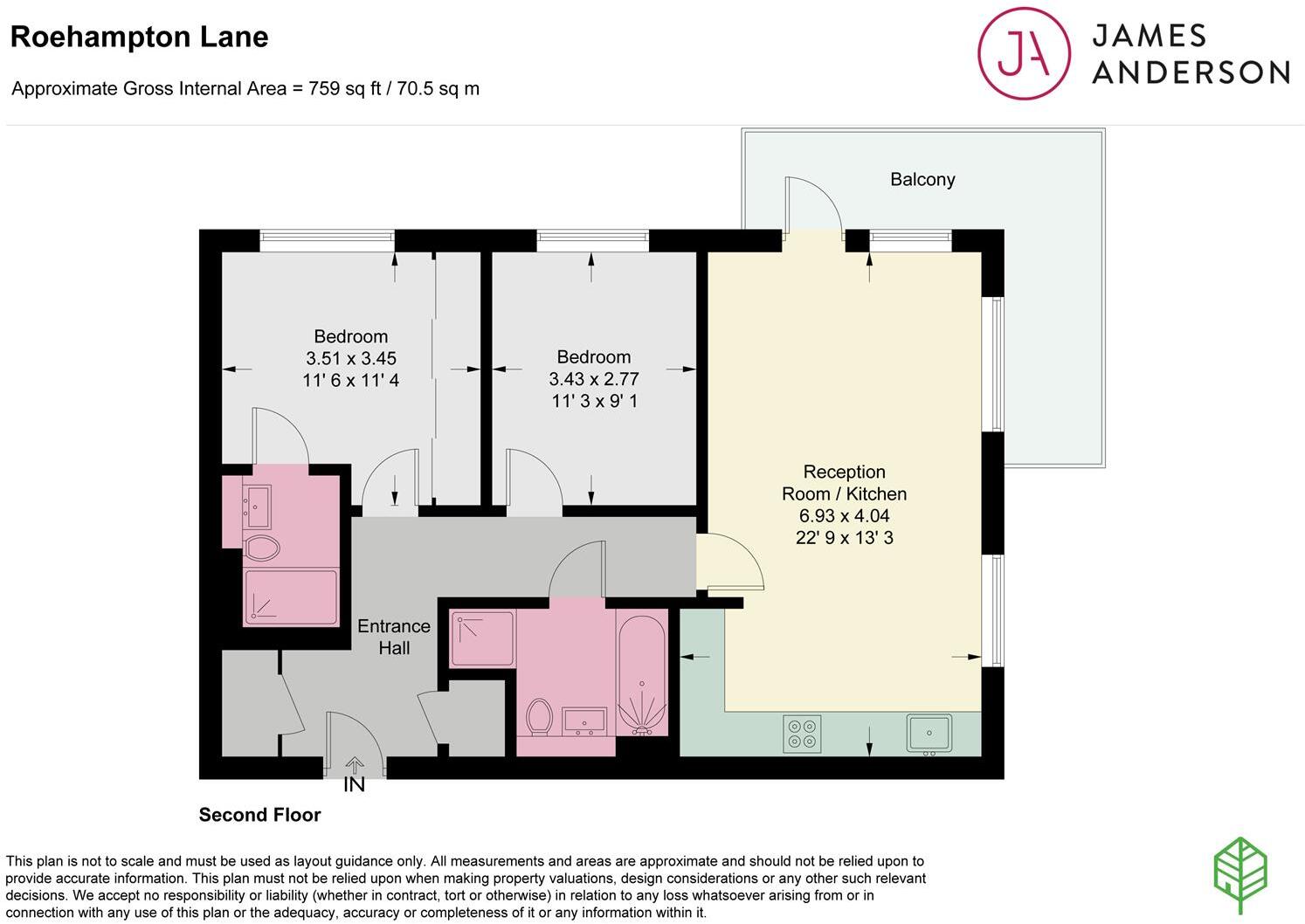 Roehampton Lane, Putney, SW15 floorplan