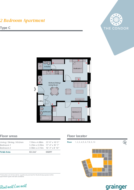 The Condor, Derby Derby DE1 floorplan