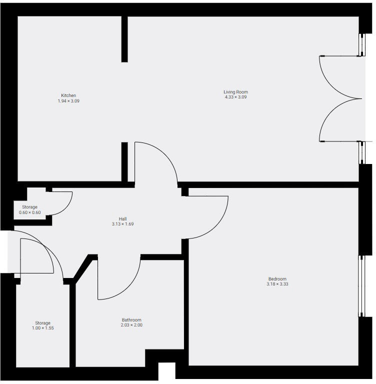 Flat 63 4, Birkby Close, Hamilton, Leicester, Leicestershire, LE5 floorplan