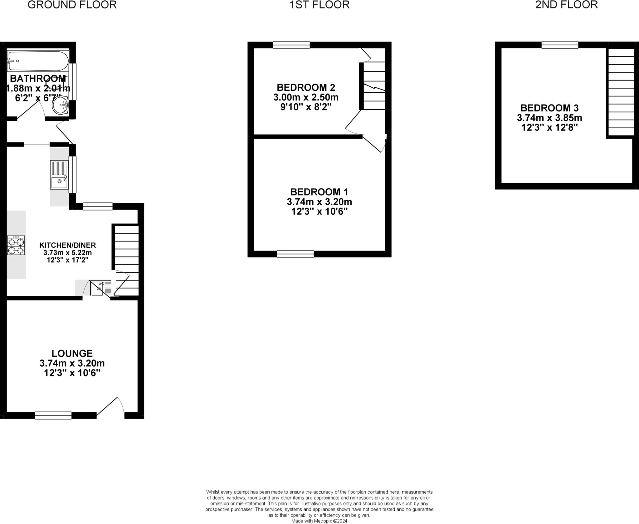 Portland Terrace, Gainsborough floorplan