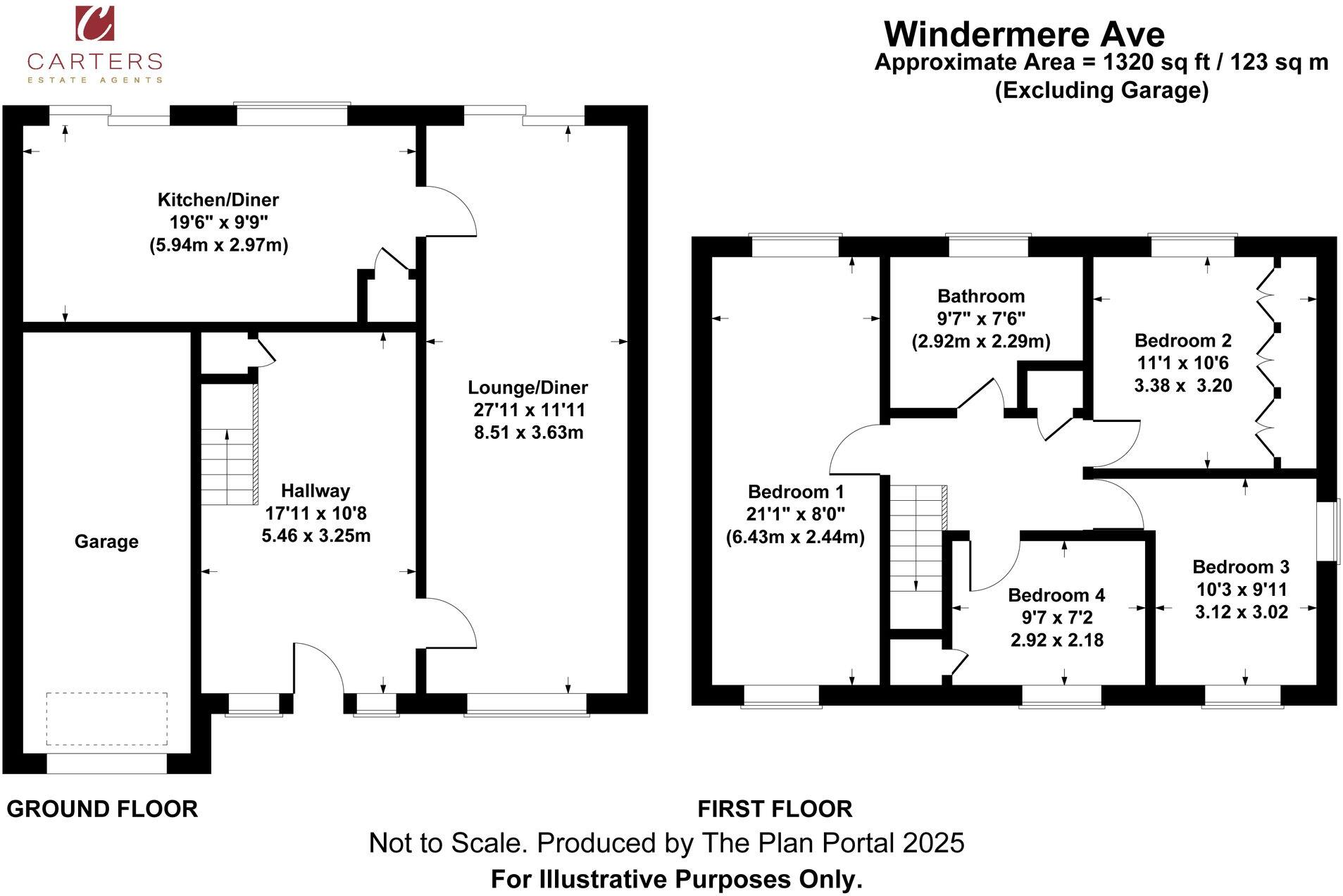 Windermere Avenue, Nuneaton, CV11 floorplan
