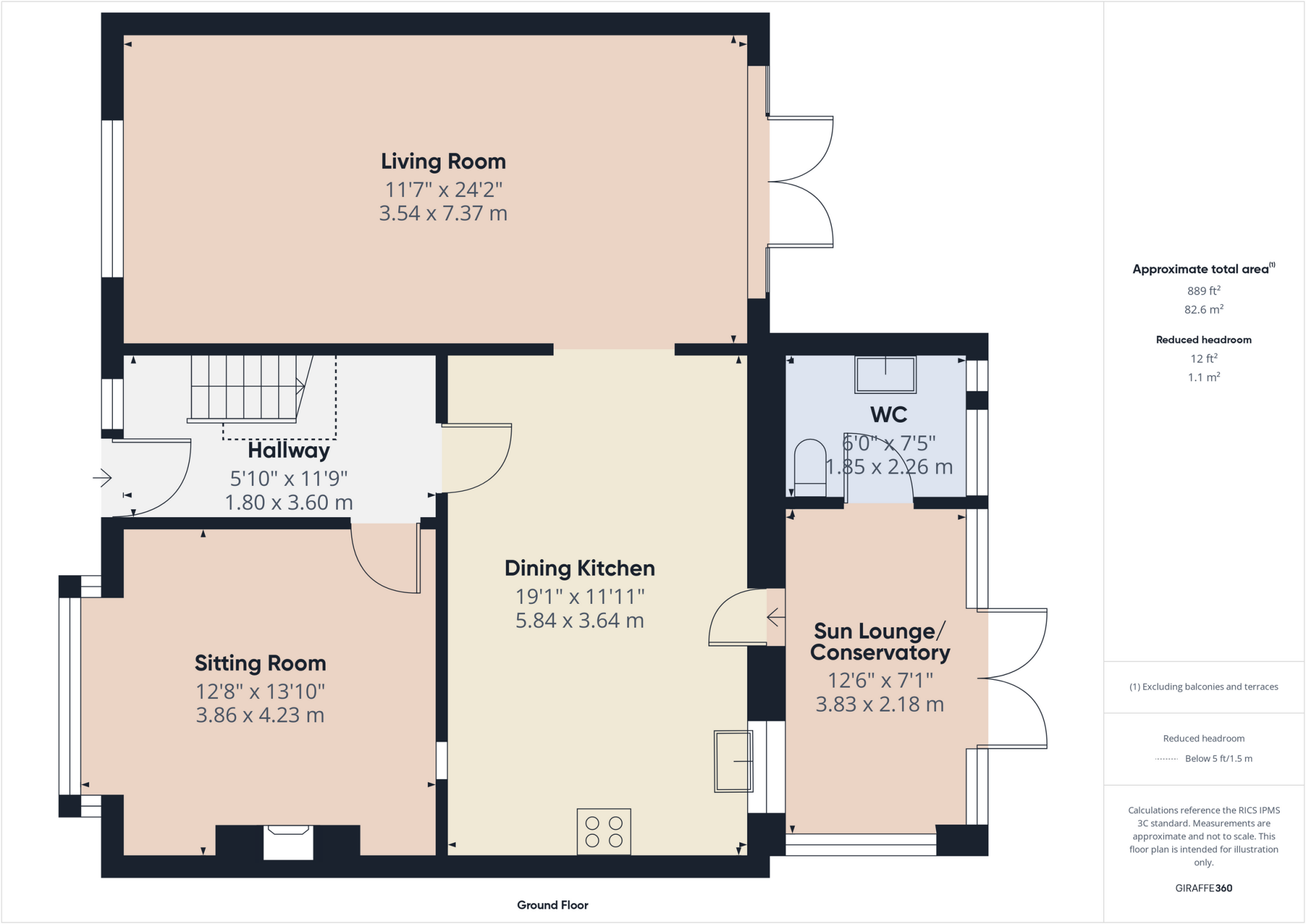 Field Lane, Chaddesden floorplan