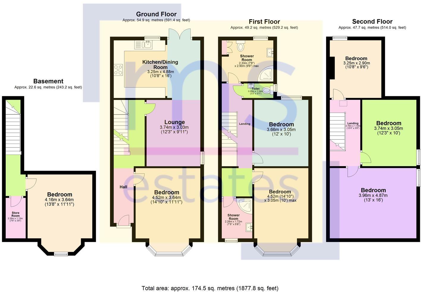 BILLS INCLUDED £150pppw Portland Road, Nottingham floorplan