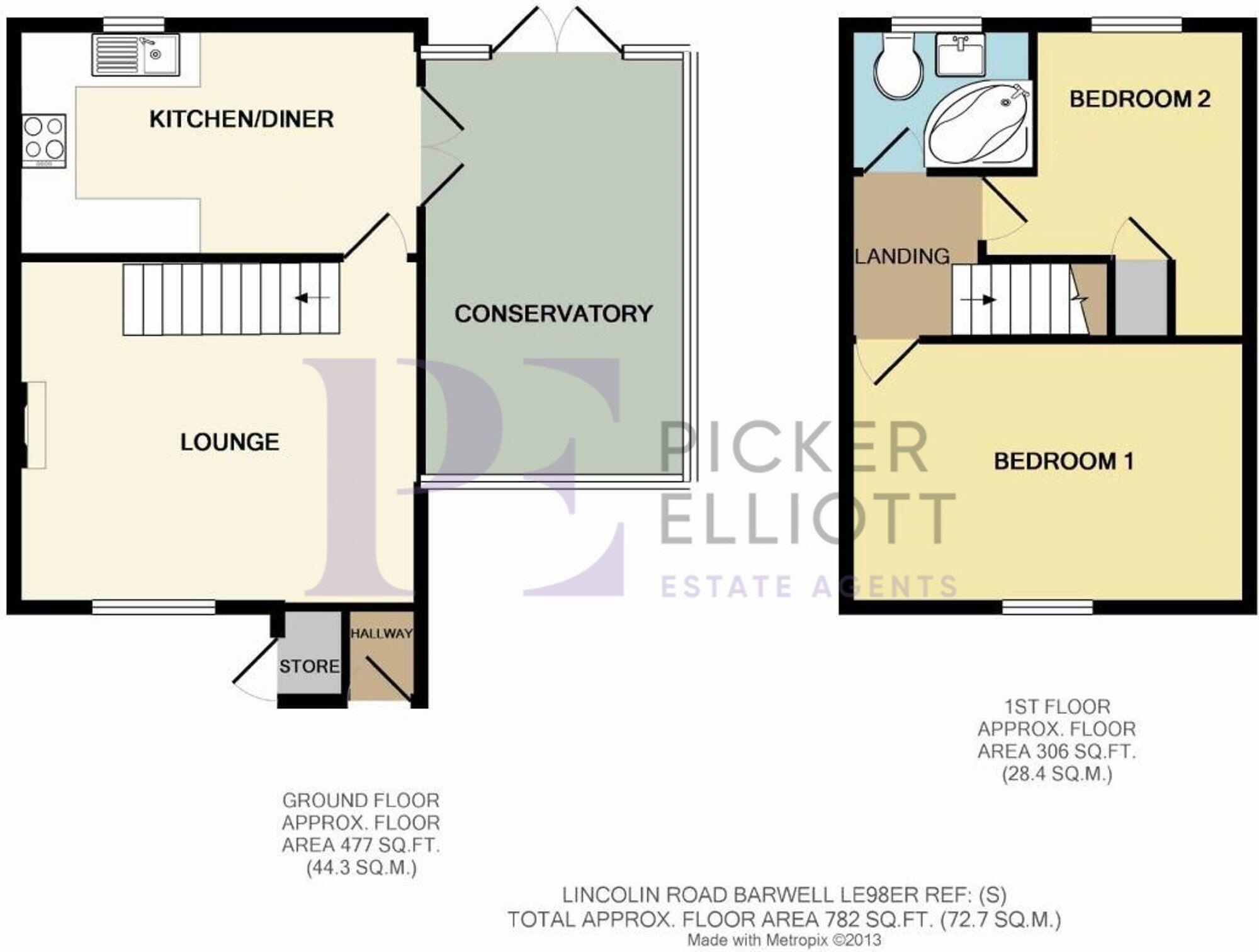 Lincoln Road, Barwell, LE9 floorplan