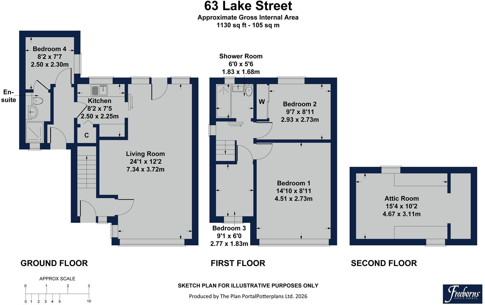 Lake Street, Dartmouth floorplan
