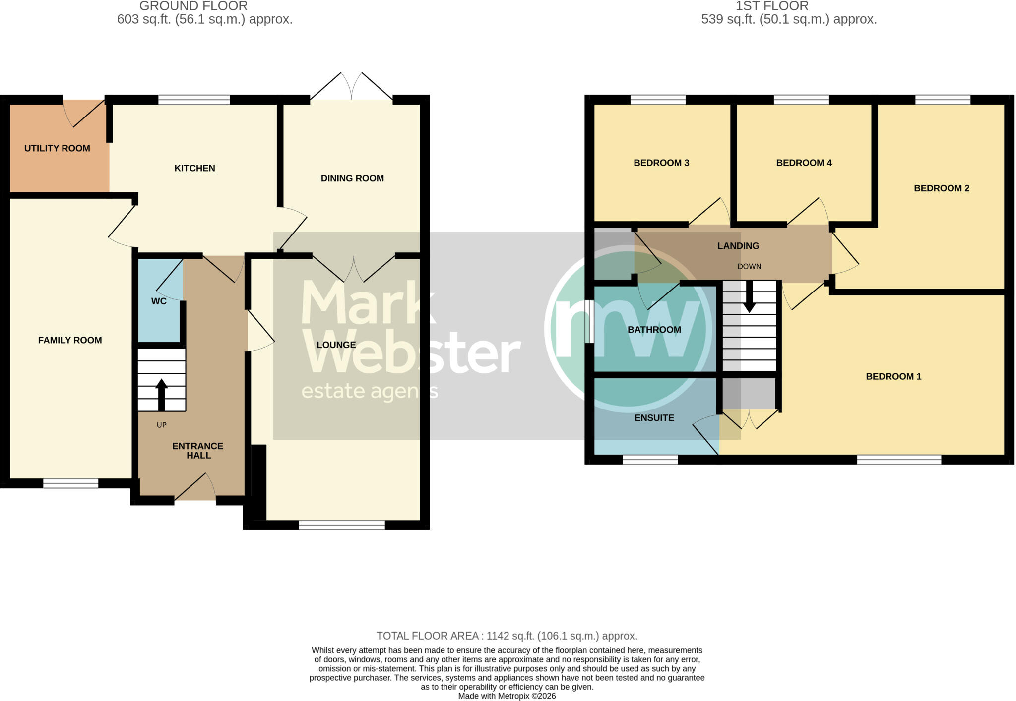 Warwick Drive, Atherstone floorplan