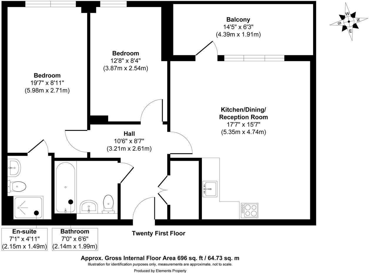 Lakeside Drive, NW10 floorplan