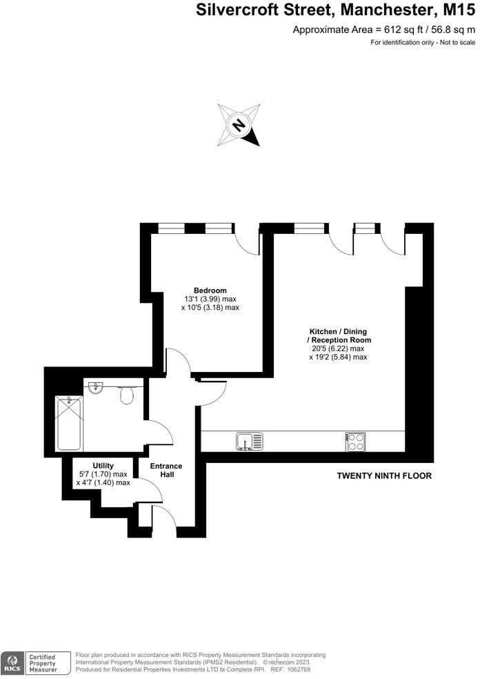 15 Silvercroft Street, Manchester, M15 floorplan