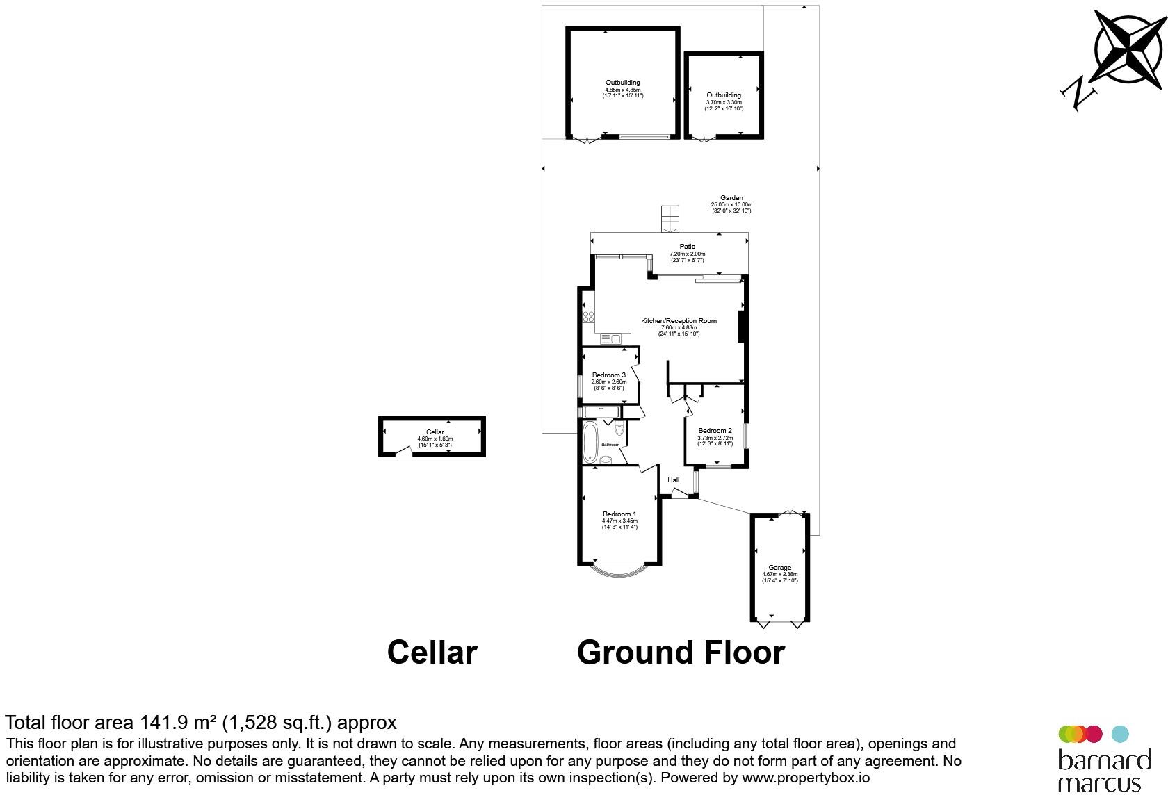 The Warren, Worcester Park floorplan