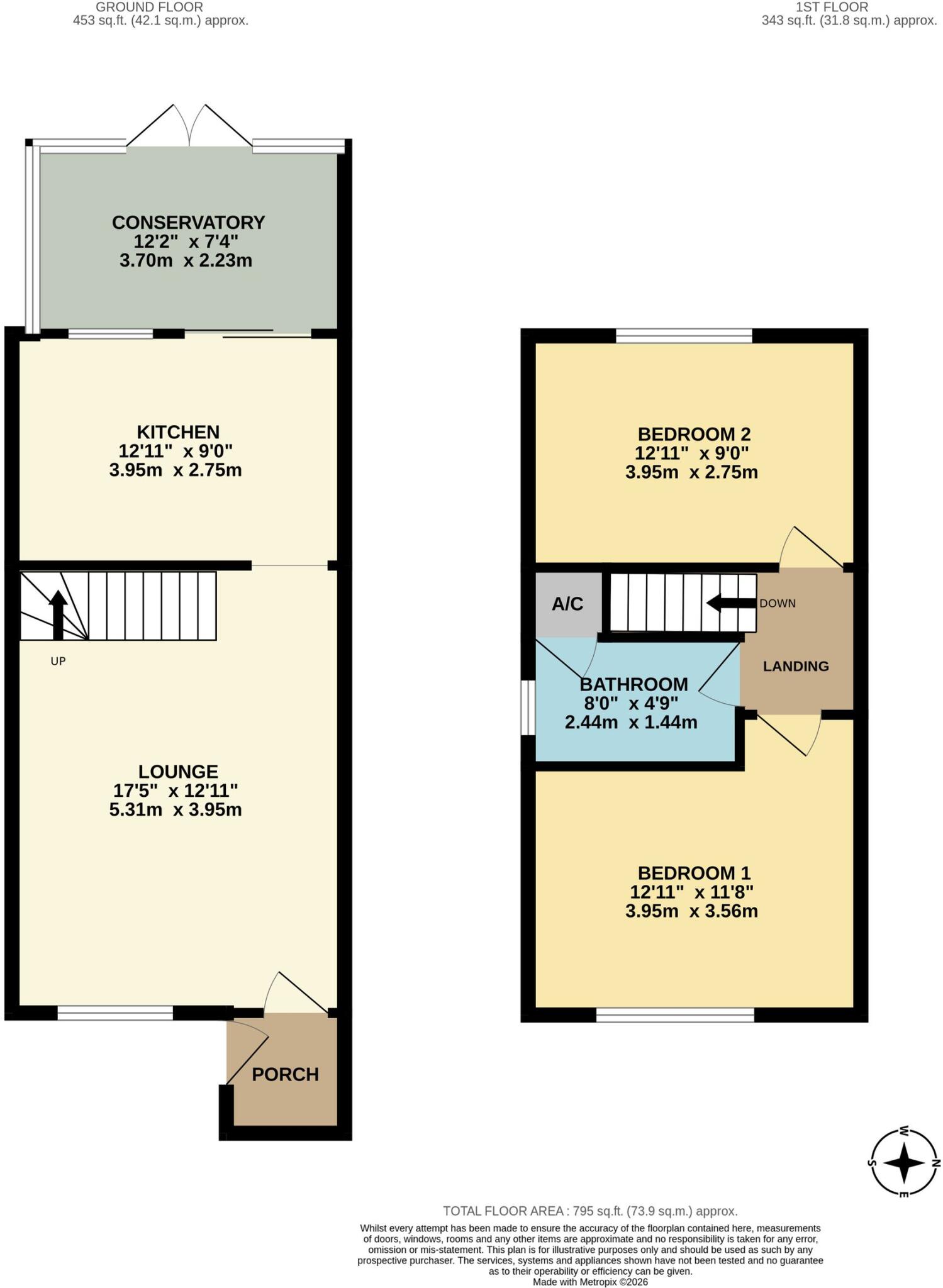 Wycomb Grove, Melton Mowbray, LE13 floorplan