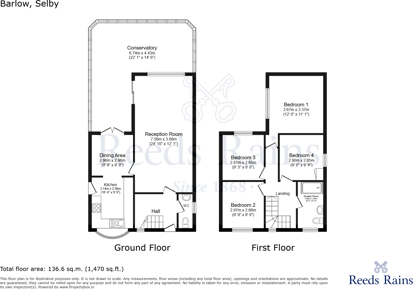 Park Road, Barlow, Selby, North Yorkshire, YO8 floorplan