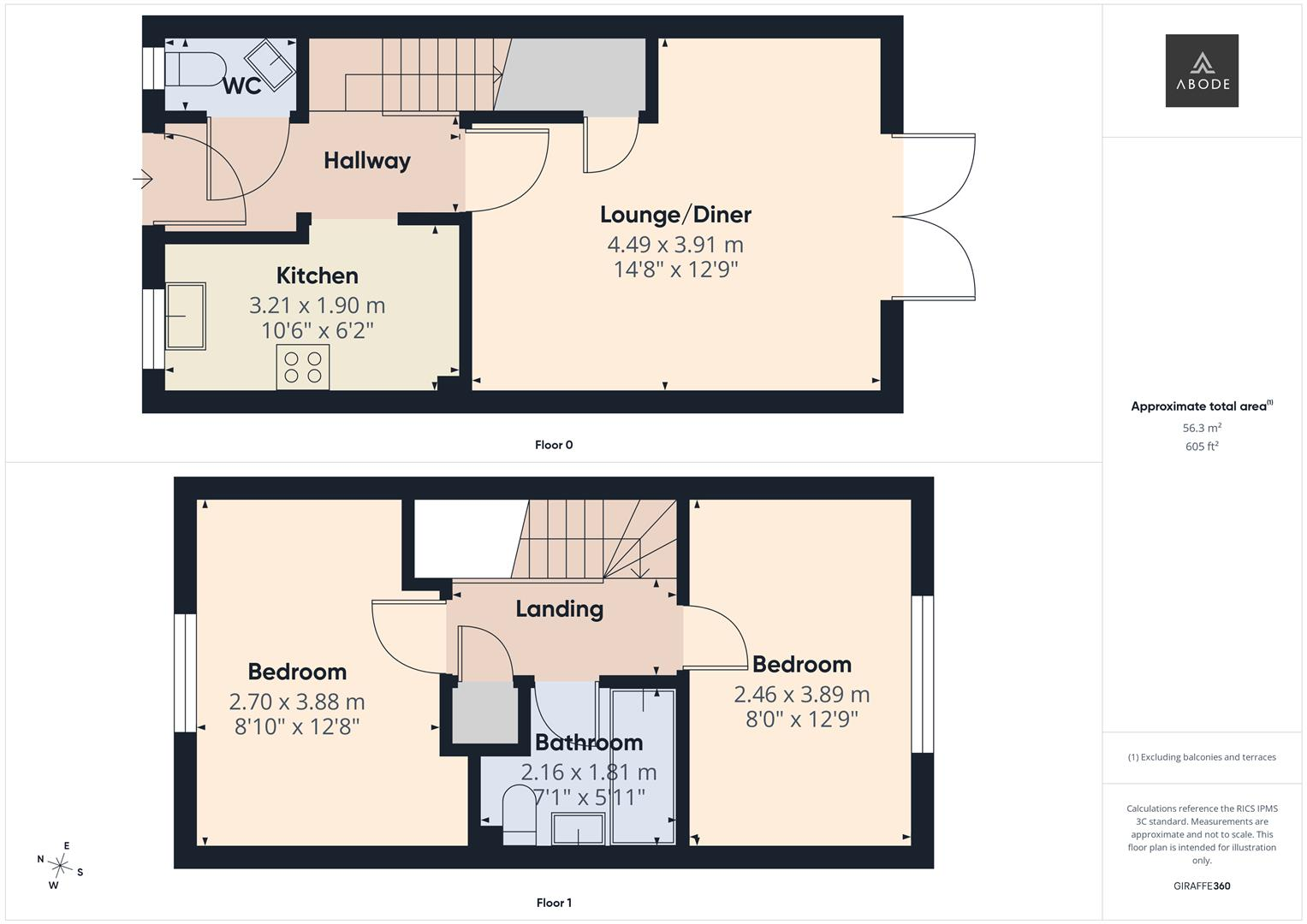 Blakeley Close, Rugeley, Staffordshire floorplan
