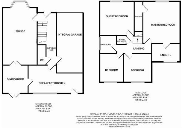 Oak Street, Church Gresley, Swadlincote floorplan