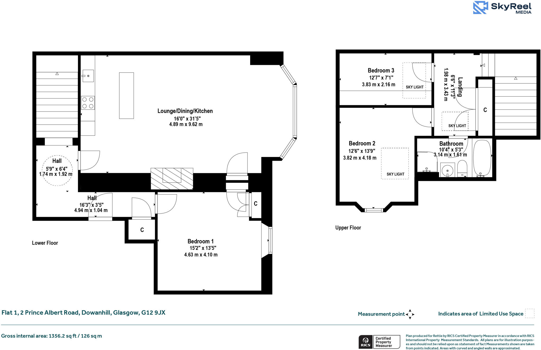 Prince Albert Road, Dowanhill, Glasgow floorplan