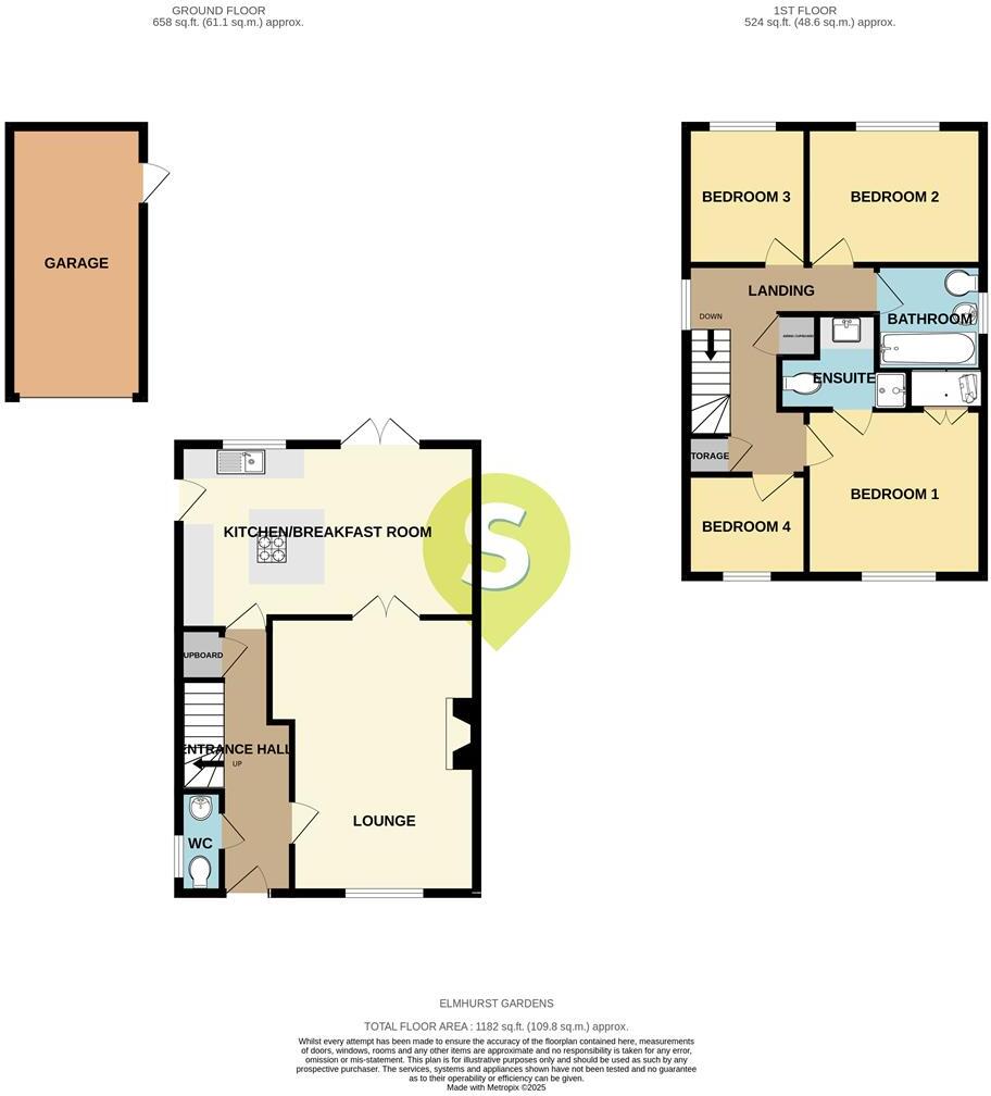 Elmhurst Gardens, Shillington, Hitchin floorplan