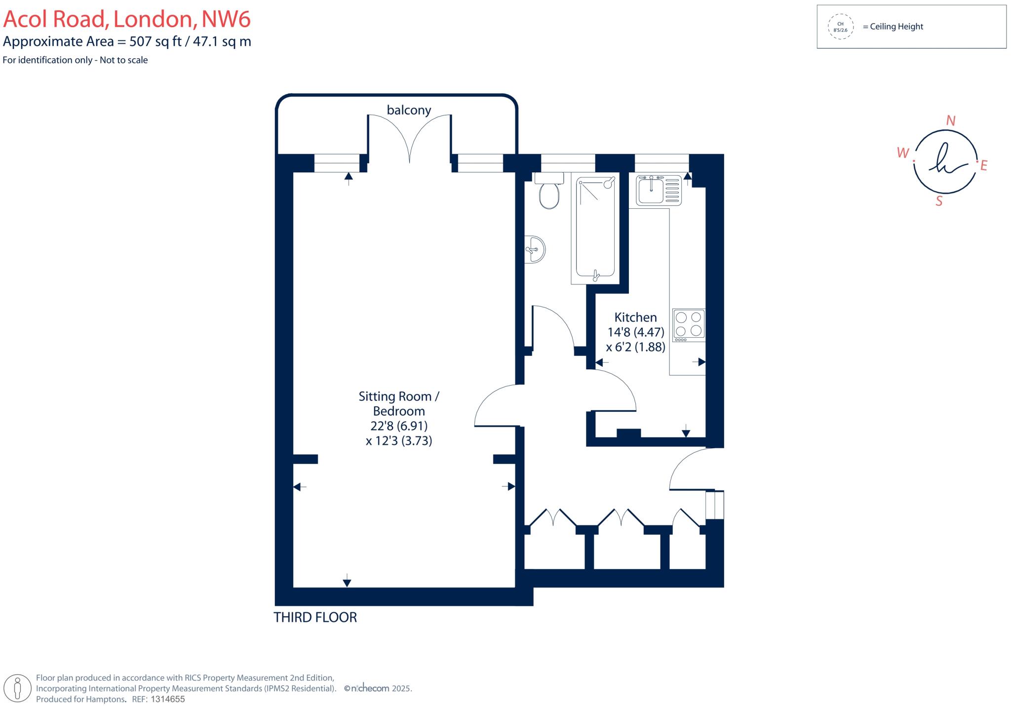 Acol Road London NW6 floorplan