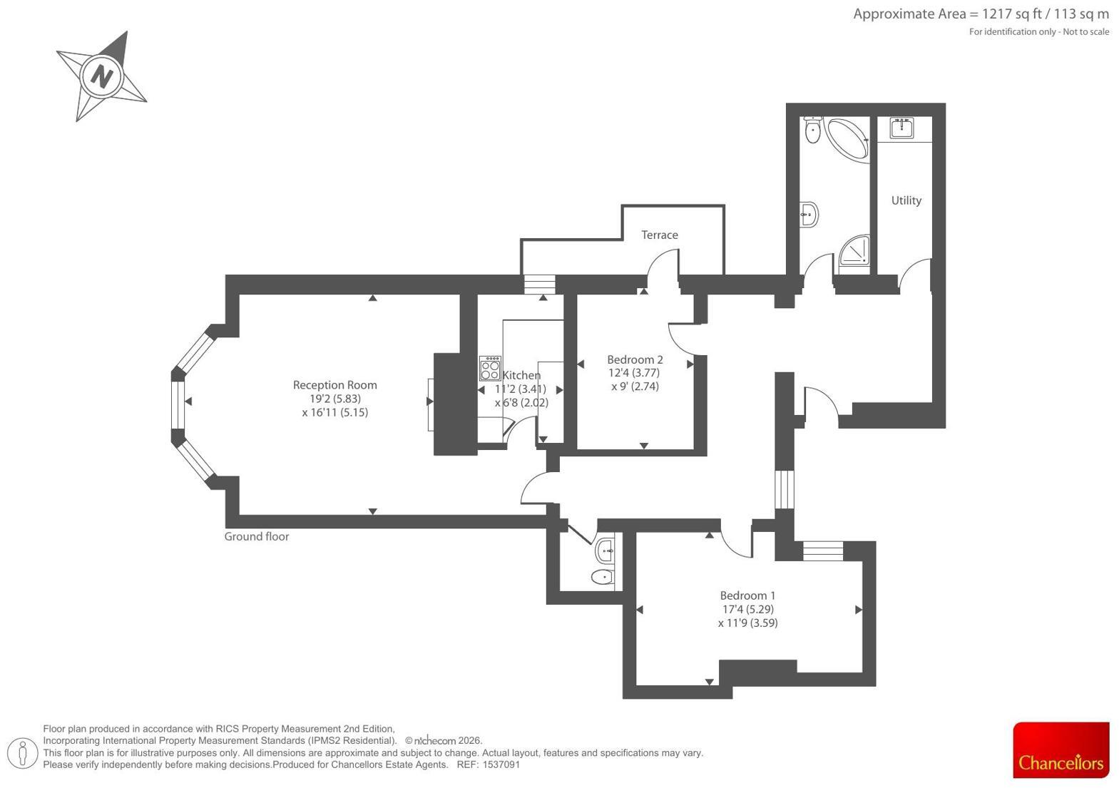 Netherhall Gardens, London floorplan
