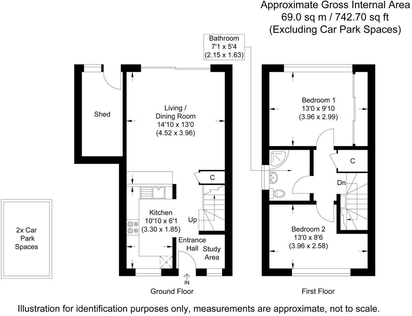 Leonardslee Crescent, Newbury, RG14 2FB floorplan