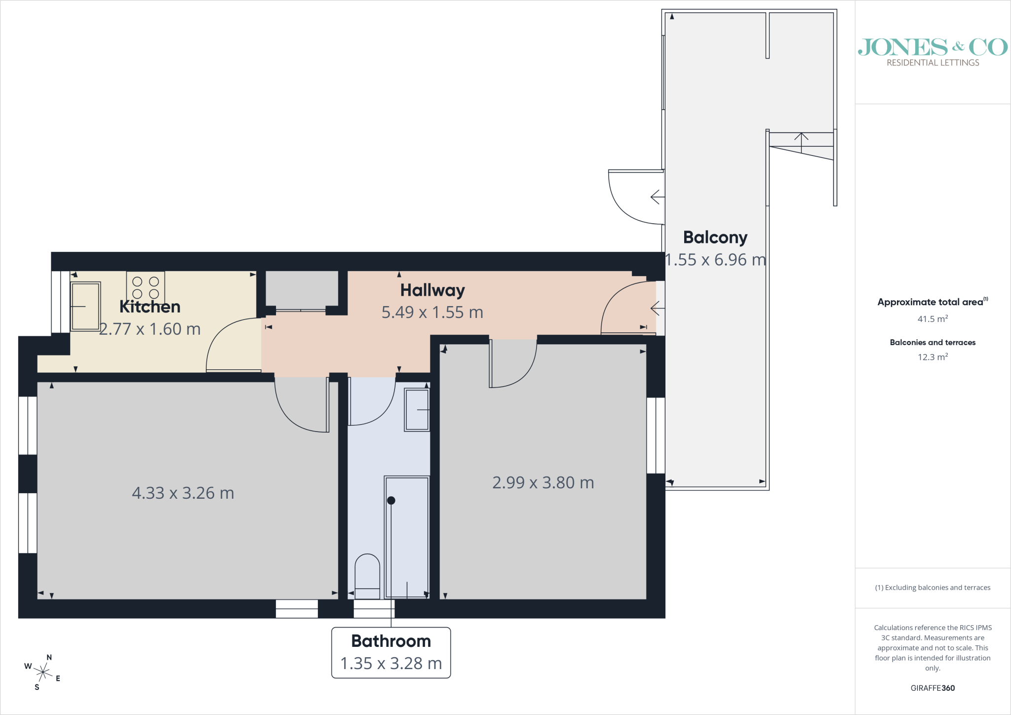 Queens Road - Whole floorplan