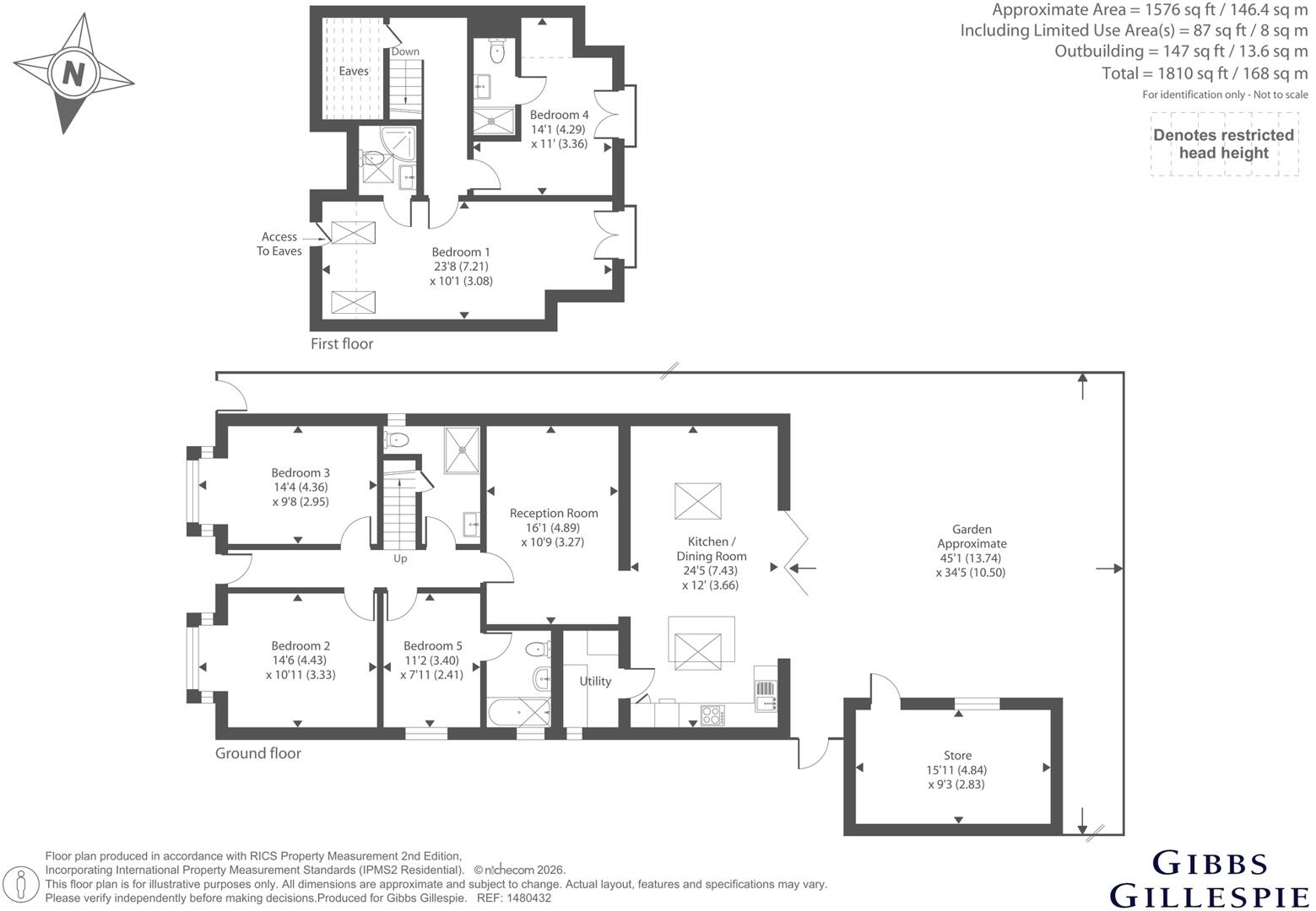 Linden Avenue, Ruislip floorplan