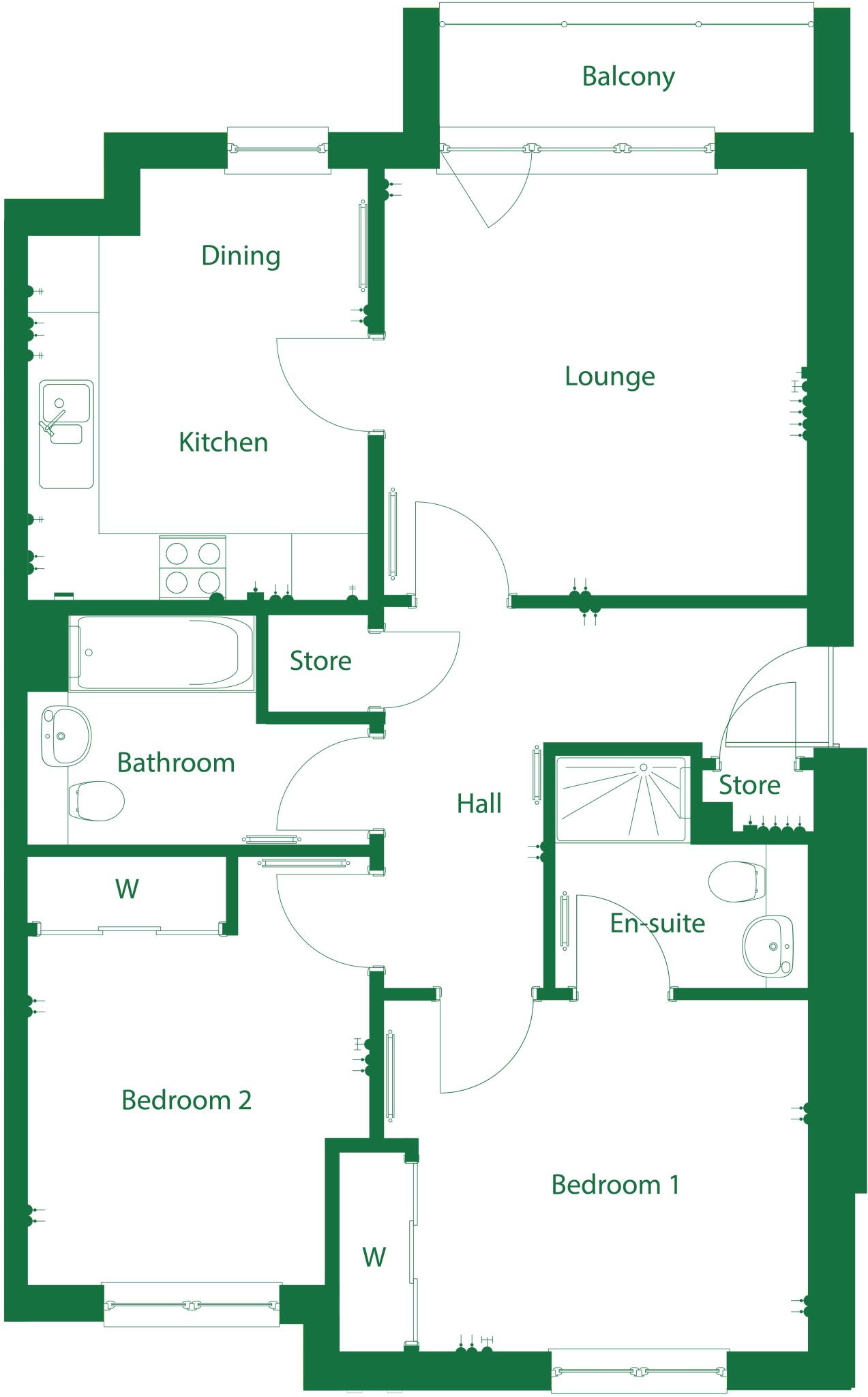 The Maples,
Tarff Road,
Inverness,
IV2 6FU floorplan