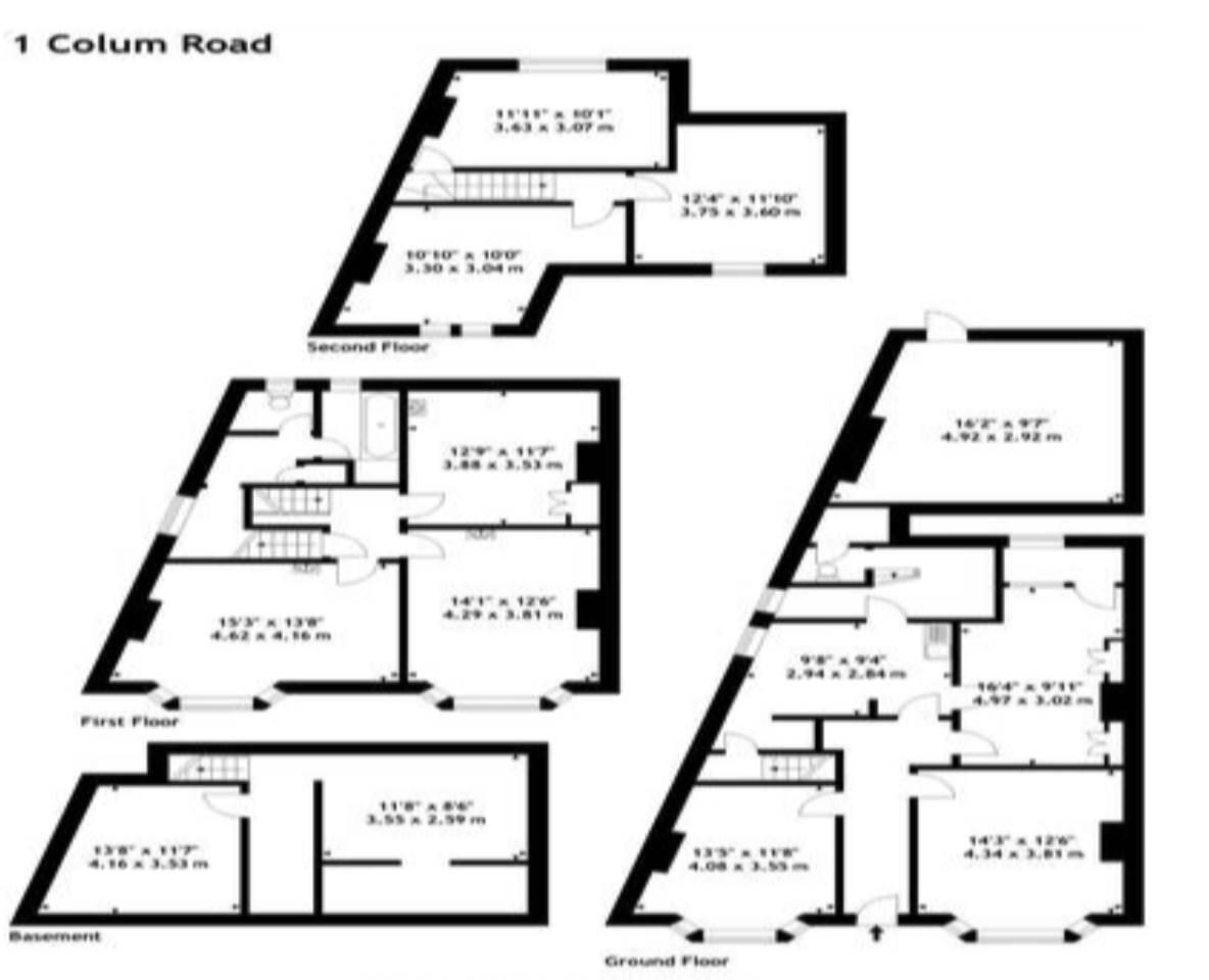 Colum Road (Rooms), Cathays, Cardiff floorplan