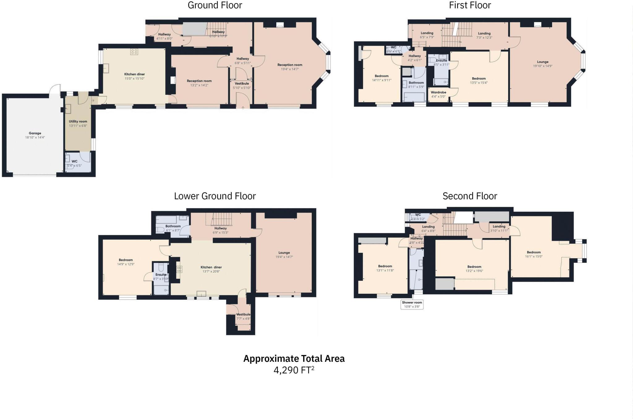 Long Sands, 1 Beverley Terrace, Cullercoats, North Tyneside floorplan