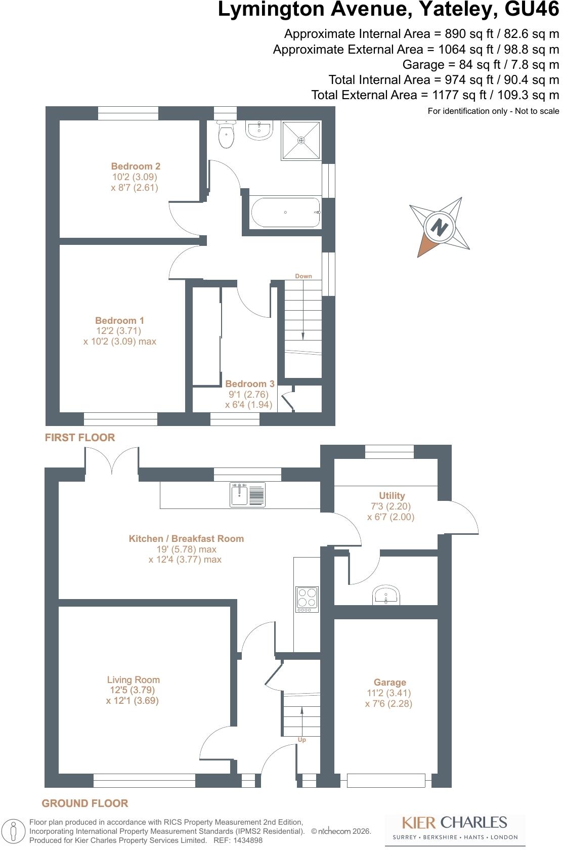 Lymington Avenue, Yateley, Hampshire, GU46 floorplan