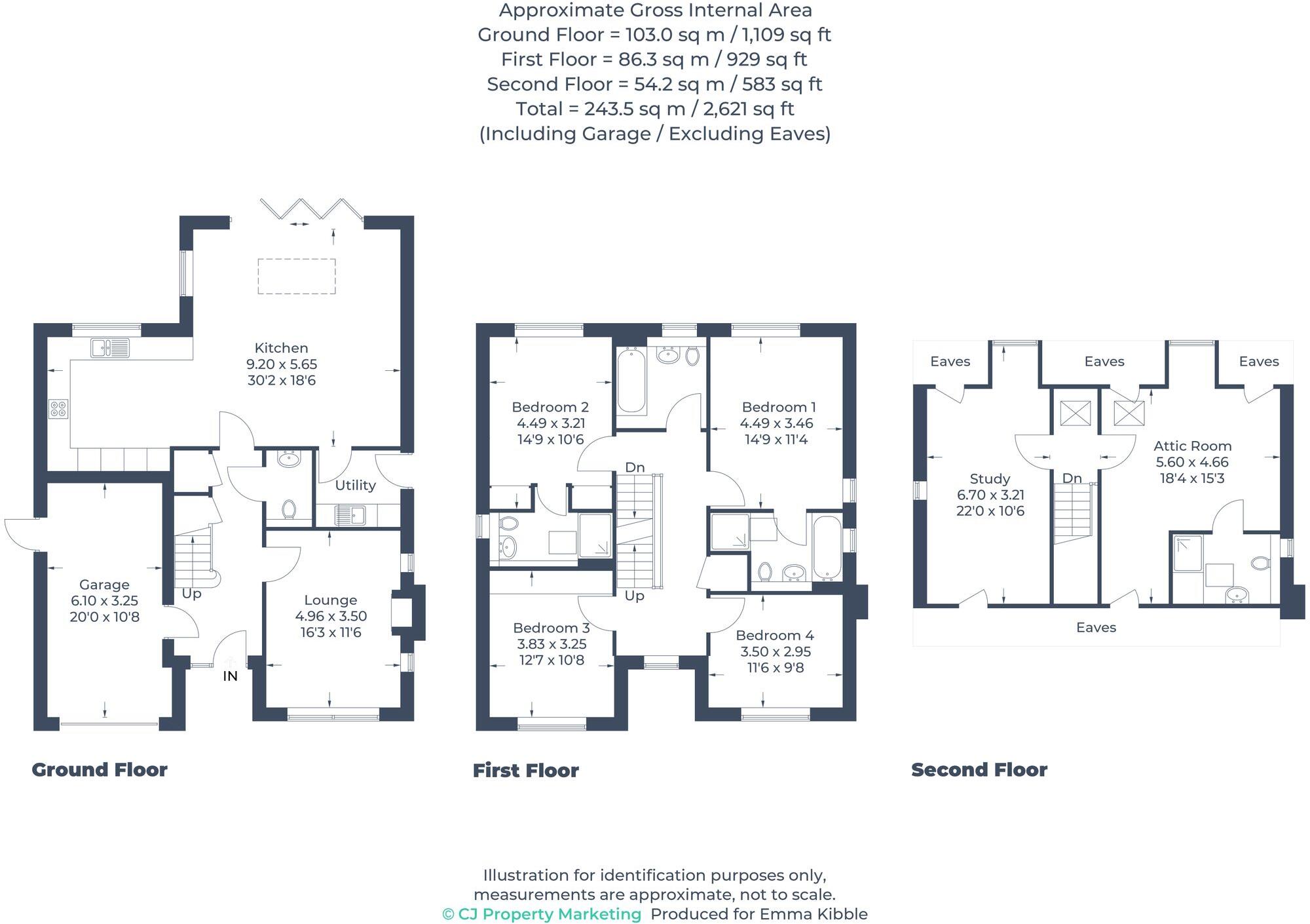 1, Harvieston Close, Tring, HP23 floorplan