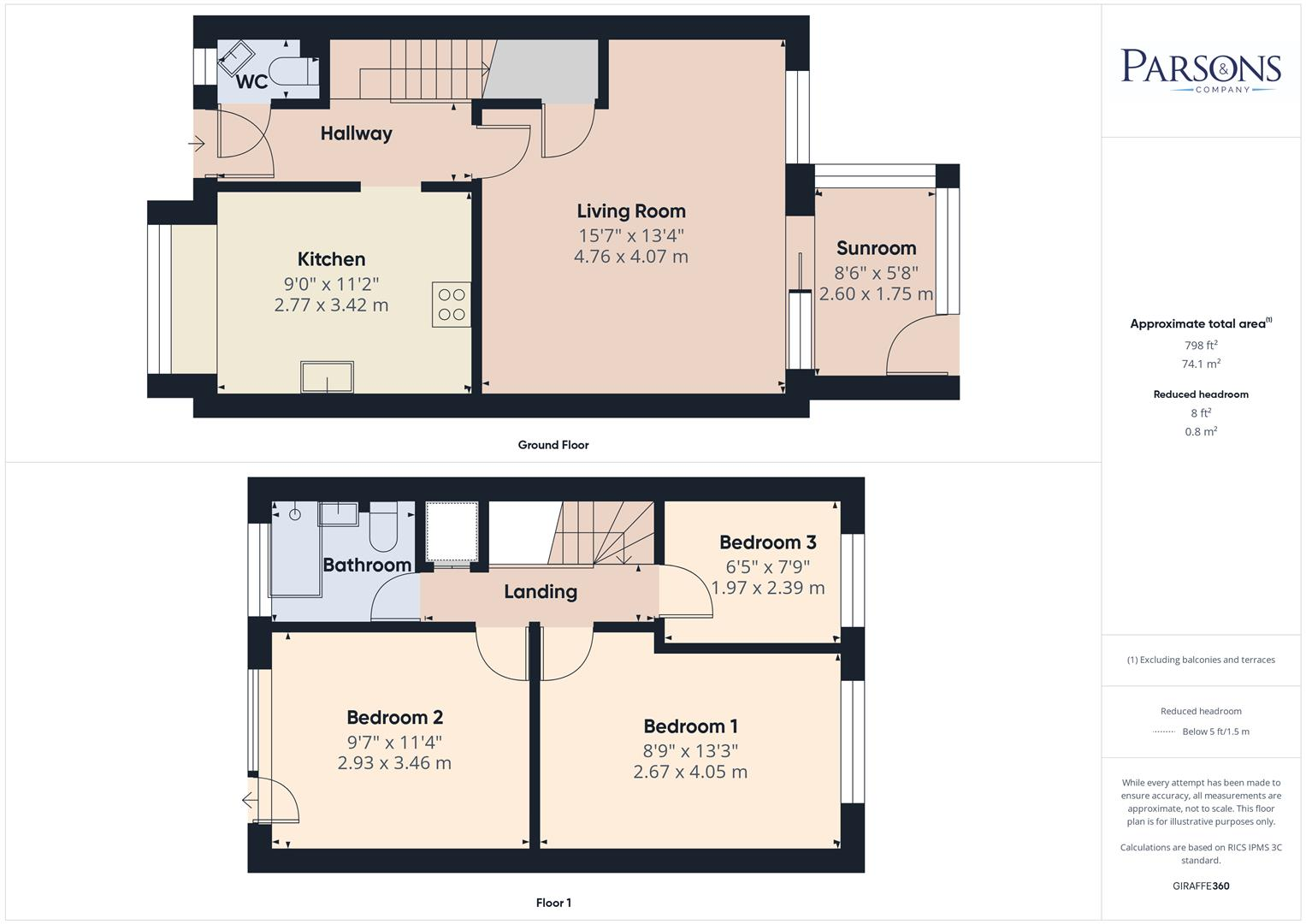 The Crescent, Dereham floorplan