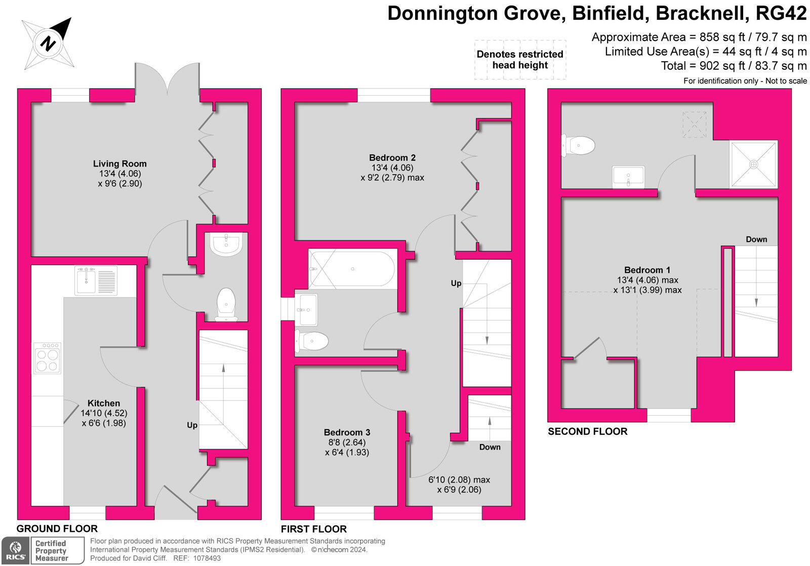 Donnington Grove, Binfield, Bracknell, Berkshire, RG42 floorplan