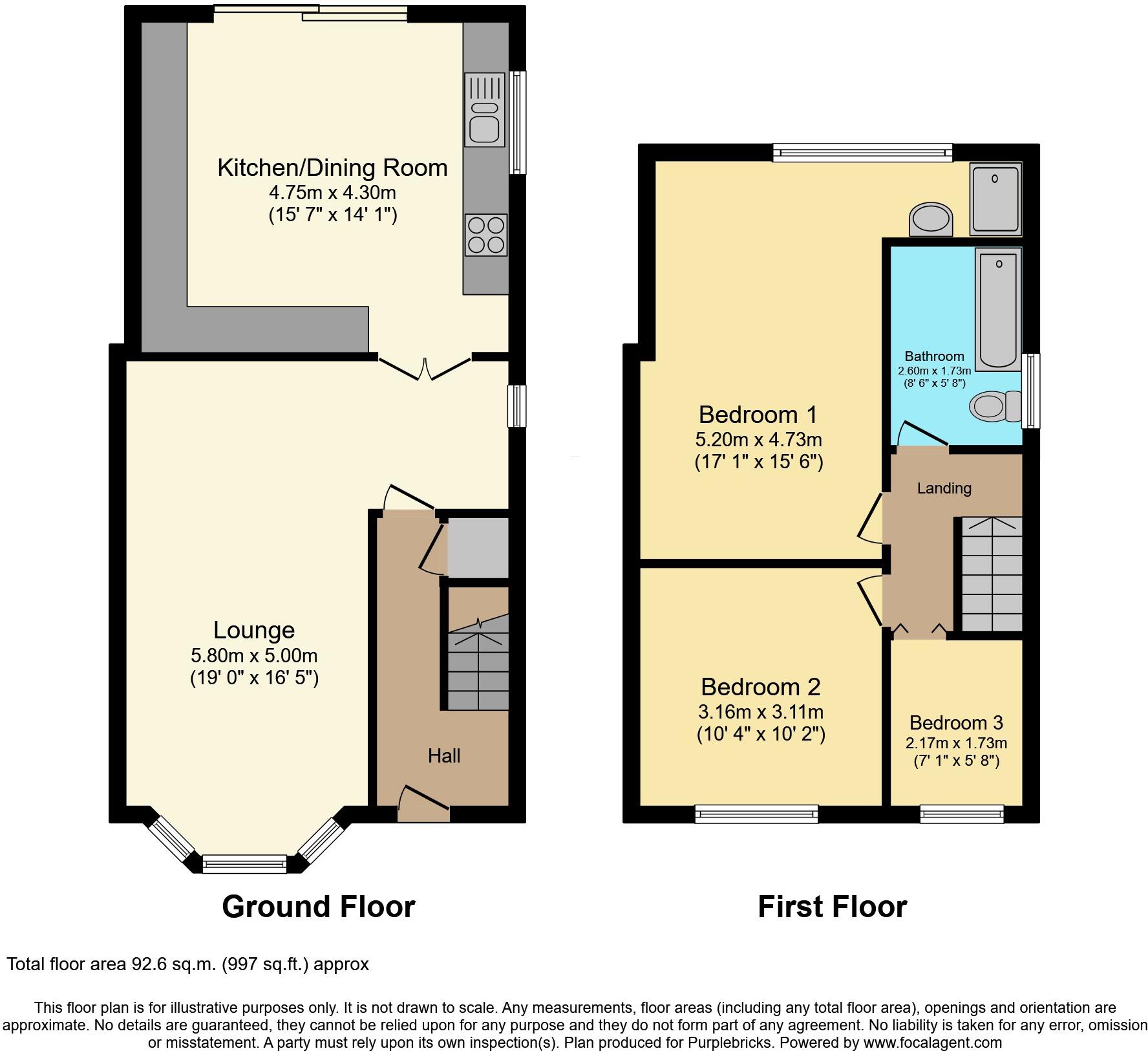 Garnon Street, Mansfield, NG18 floorplan