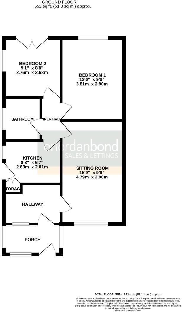 Oakham Close, Moulton, Northampton NN3 floorplan
