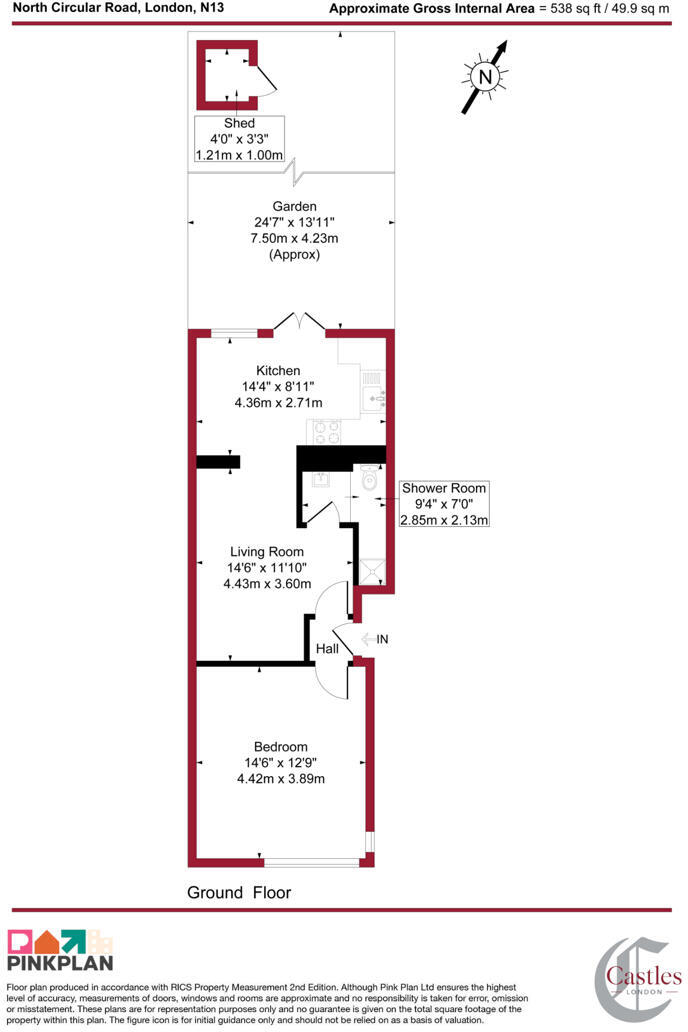 North Circular Road, N13 floorplan