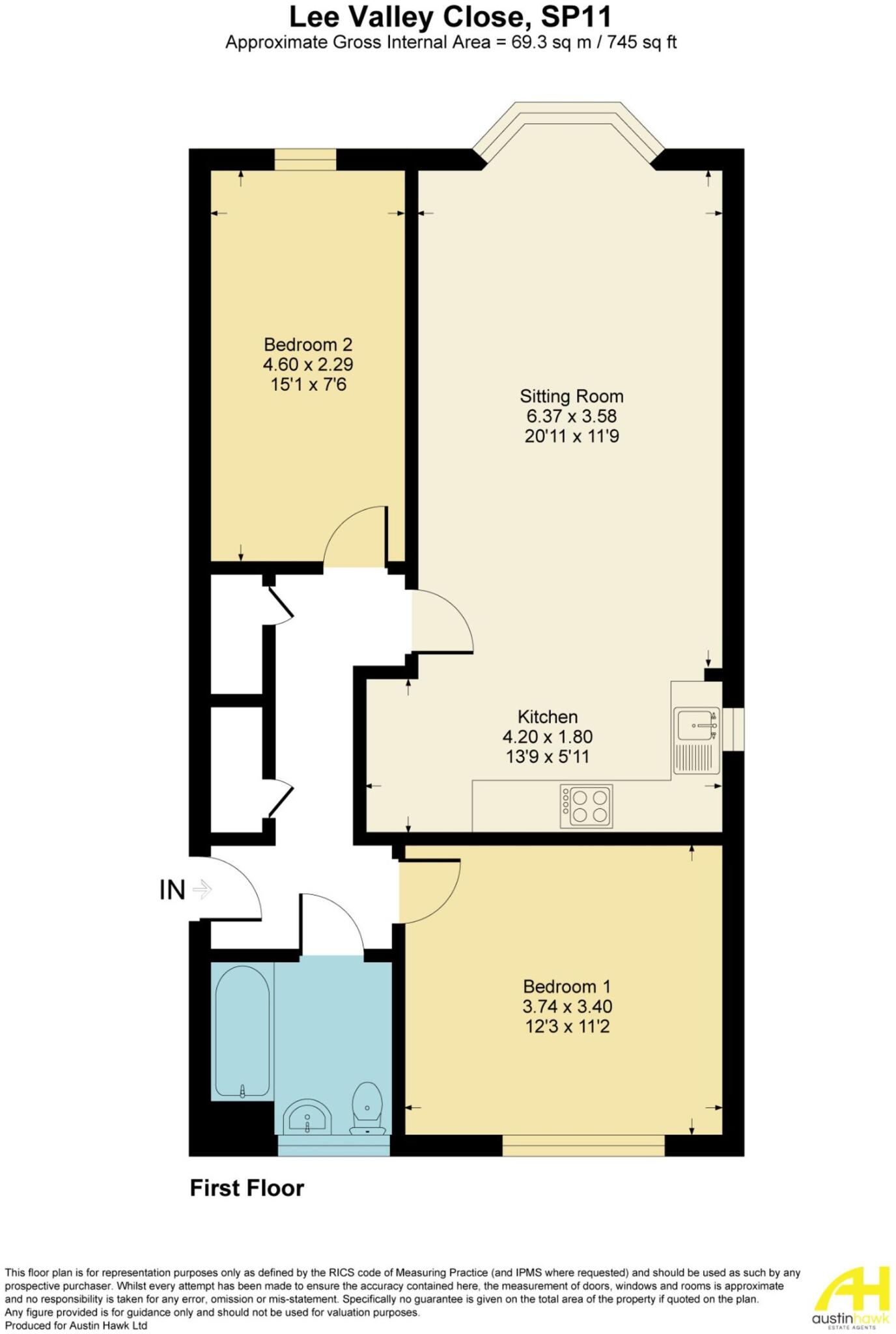 Lee Valley Close, Andover, SP11 floorplan