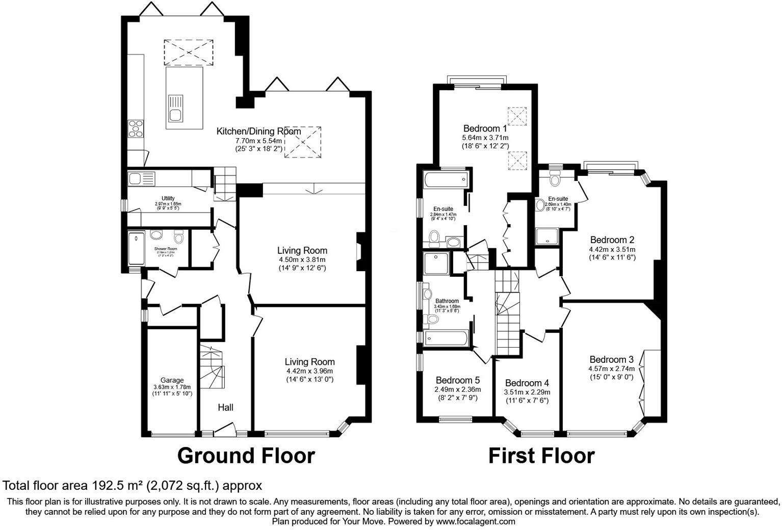 Birchwood Park Avenue, Swanley, Kent, BR8 floorplan