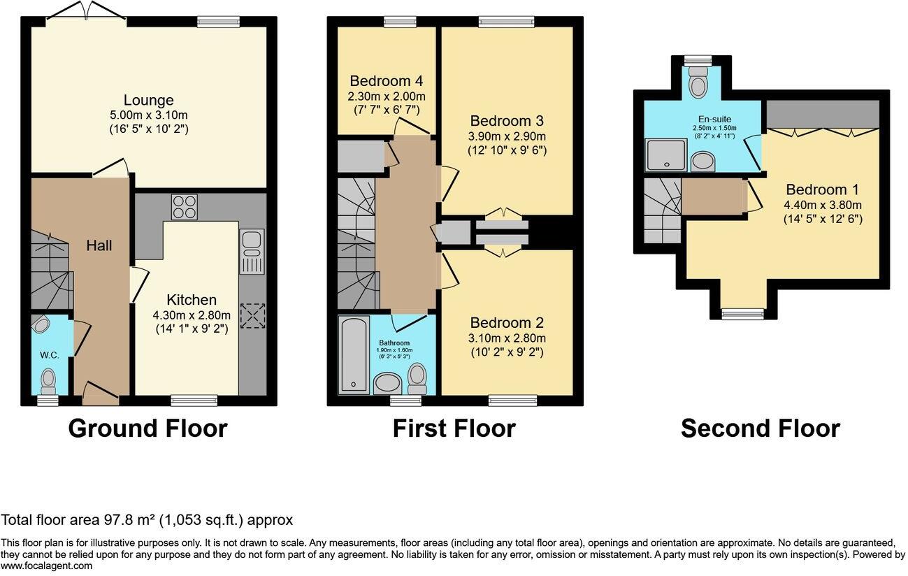 Sandringham Close, Chesterfield, S41 floorplan