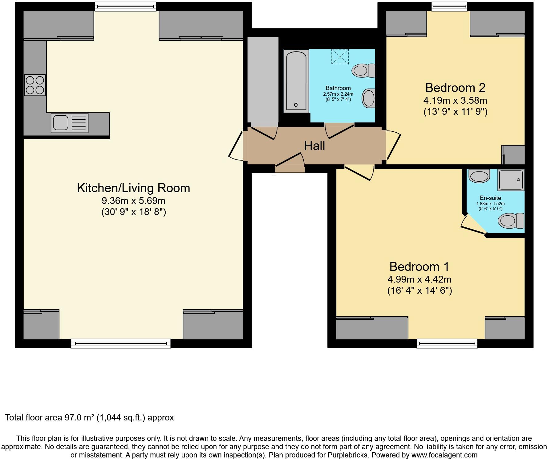 46 Henconner Lane, Leeds, LS13 floorplan
