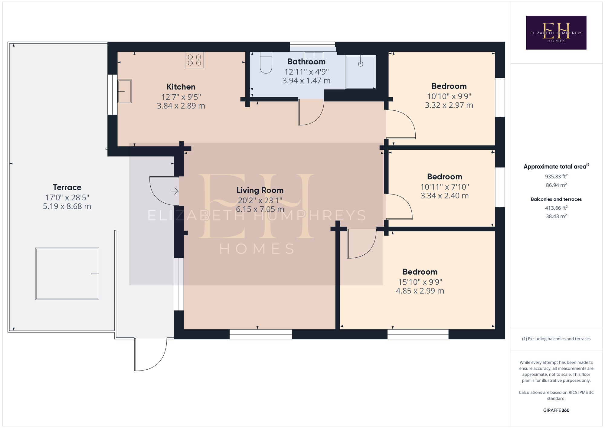 28 Lakeside Drive, Felmoor Country Park, NE65 floorplan