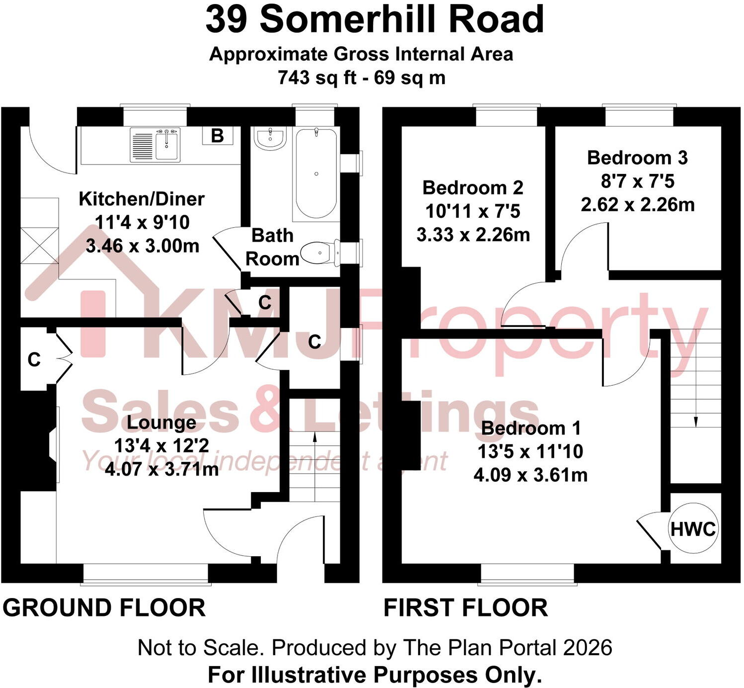 Somerhill Road, Tonbridge floorplan