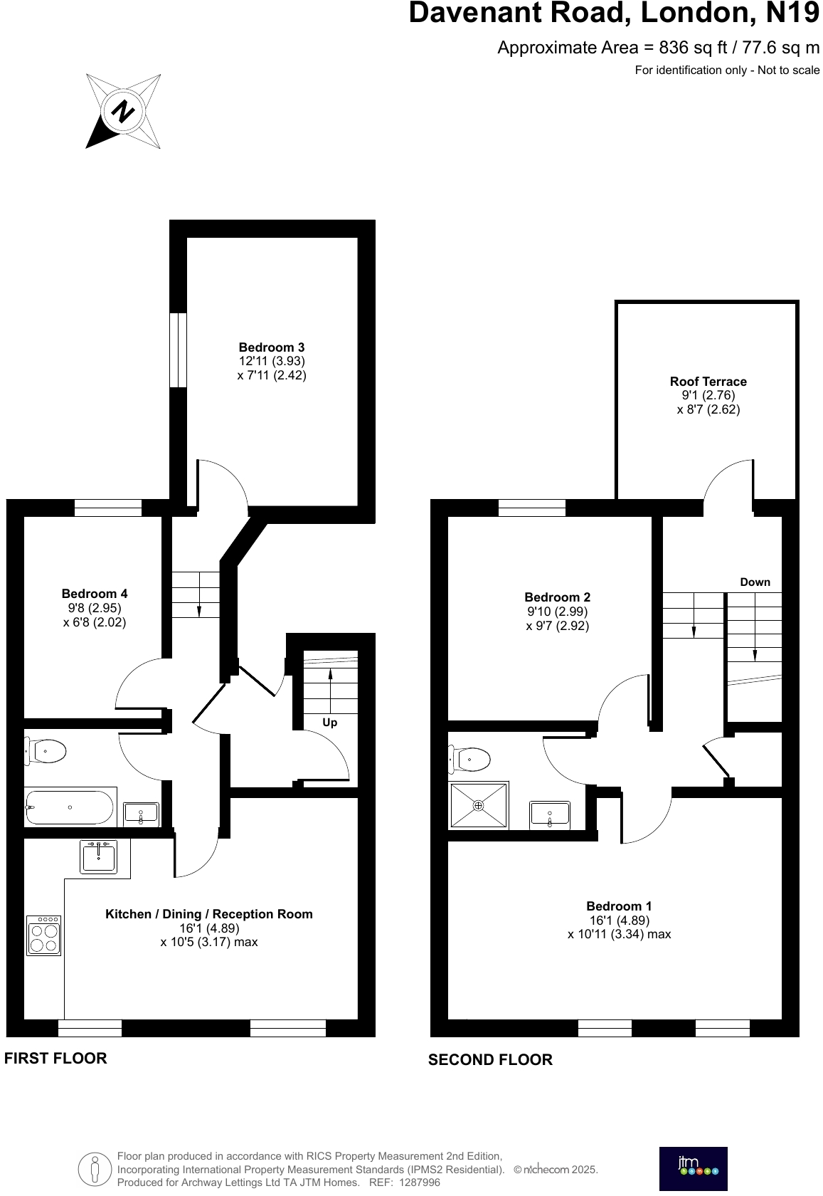 Davenant Road, N19 floorplan