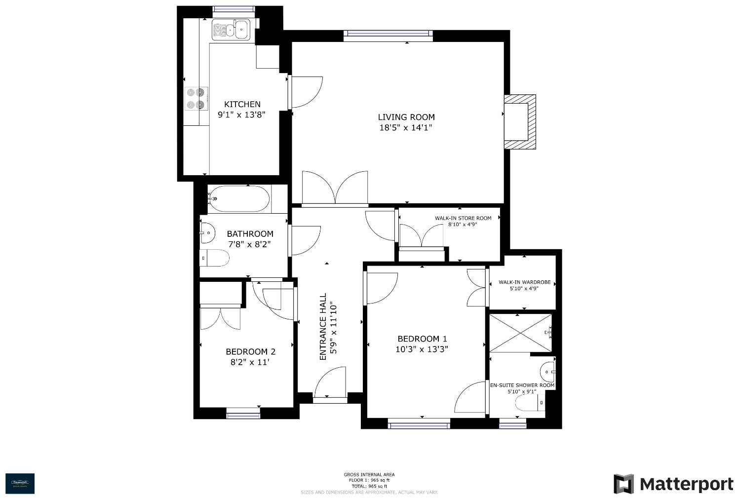 Bowling Green Court, Brook Street, Chester floorplan