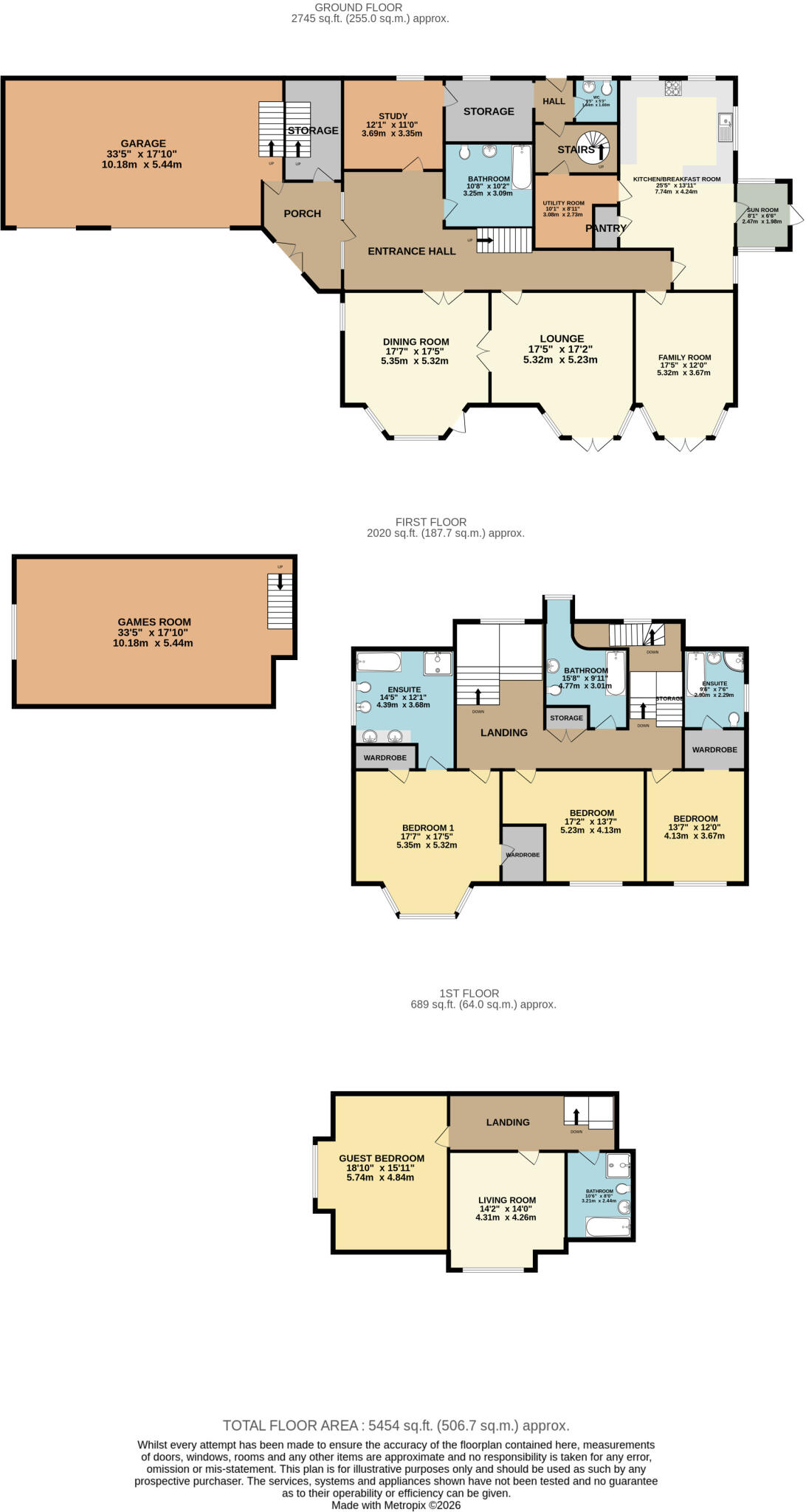 Lakeside Road, Branksome Park, Poole, Dorset, BH13 floorplan