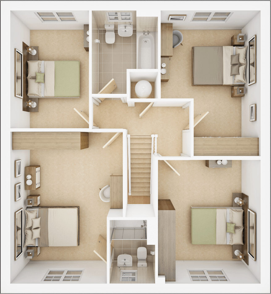 Cranford Road,
Barton Seagrave,
NN15 5JN floorplan